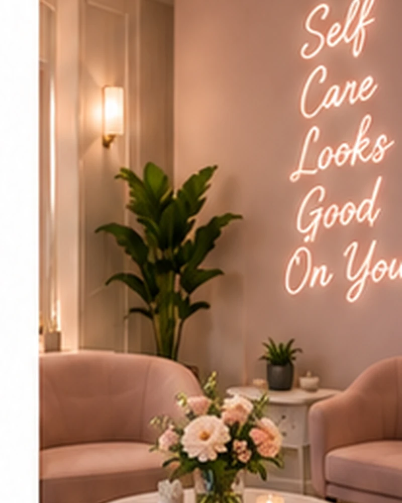 Luxe Beauty waiting area