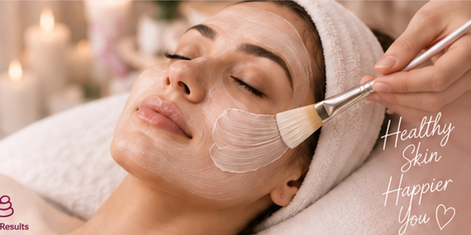 Facial treatment at Luxe Beauty
