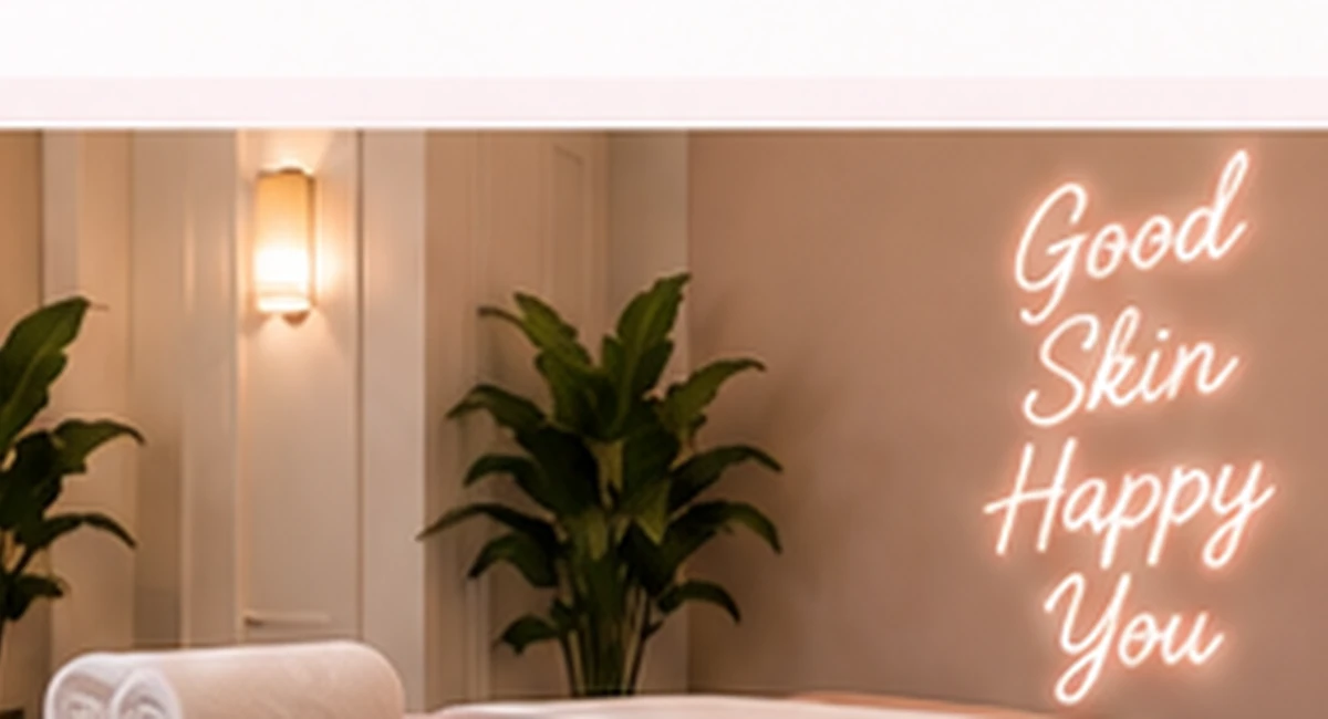 Relaxing treatment room